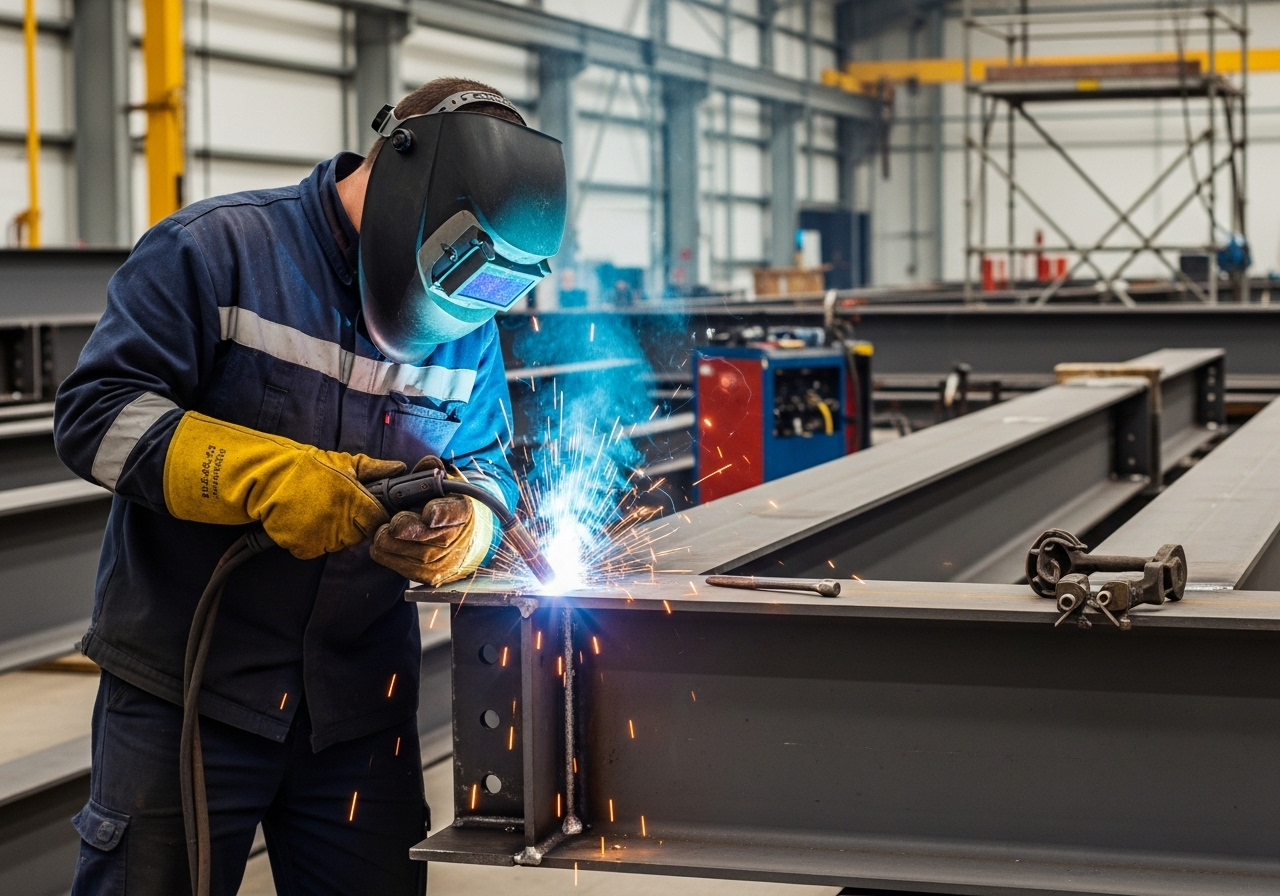 Certified welder at Beenleigh Steel Fabrications